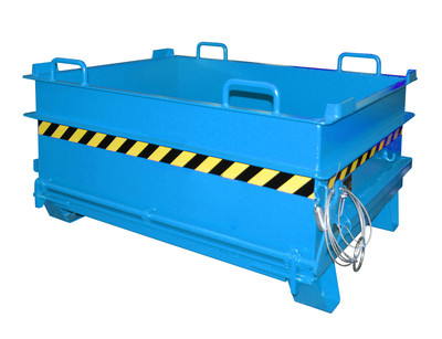 Produktbild: Produktbild "Baustoffcontainer BC 500, lackiert, Lichtblau"