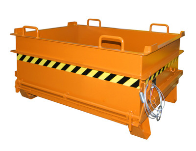 Produktbild: Produktbild "Baustoffcontainer BC 500, lackiert, Gelborange"