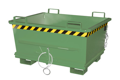 Produktbild: Produktbild "Klappbodenbehälter BKB 500, lackiert, Resedagrün"