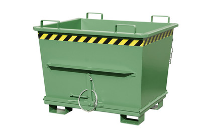 Produktbild: Produktbild "Klappbodenbehälter BKB 700, lackiert, Resedagrün"