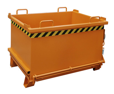 Produktbild: Produktbild "Klappbodenbehälter SB 750, lackiert, Gelborange"