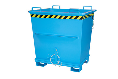 Produktbild: Produktbild "Klappbodenbehälter BKB 1000, lackiert, Lichtblau"