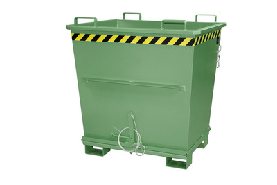 Produktbild: Produktbild "Klappbodenbehälter BKB 1000, lackiert, Resedagrün"