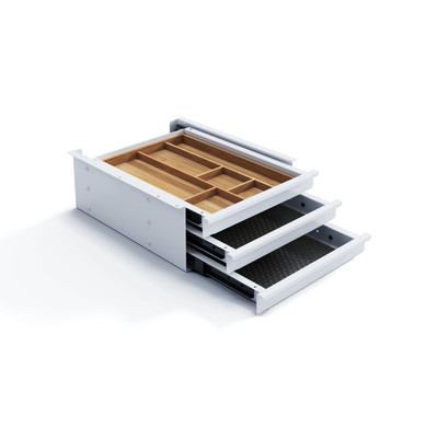 Produktbild: Produktbild "Schubladenbox TRI, Weiß"