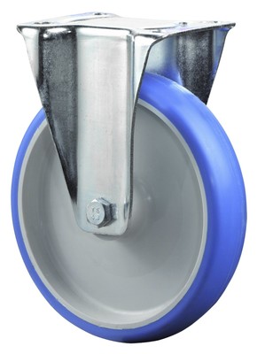 Produktbild: Bockrolle, ø 125 mm PU blau